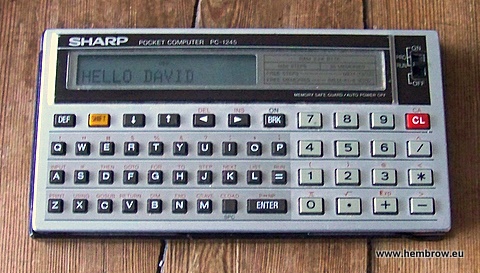 SHARP ポケットコンピュータ PC-1245